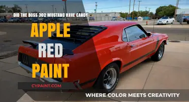 Candy Apple Red: Did the Boss 302 Mustang Offer This Iconic Paint?