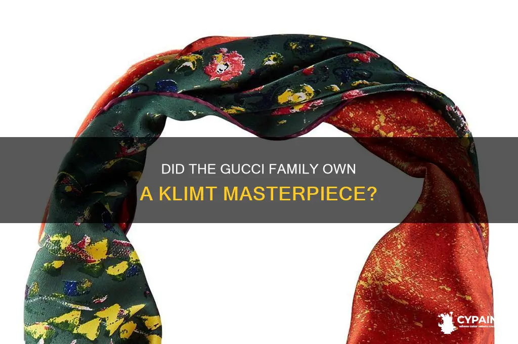 did the gucci family own a klimt painting