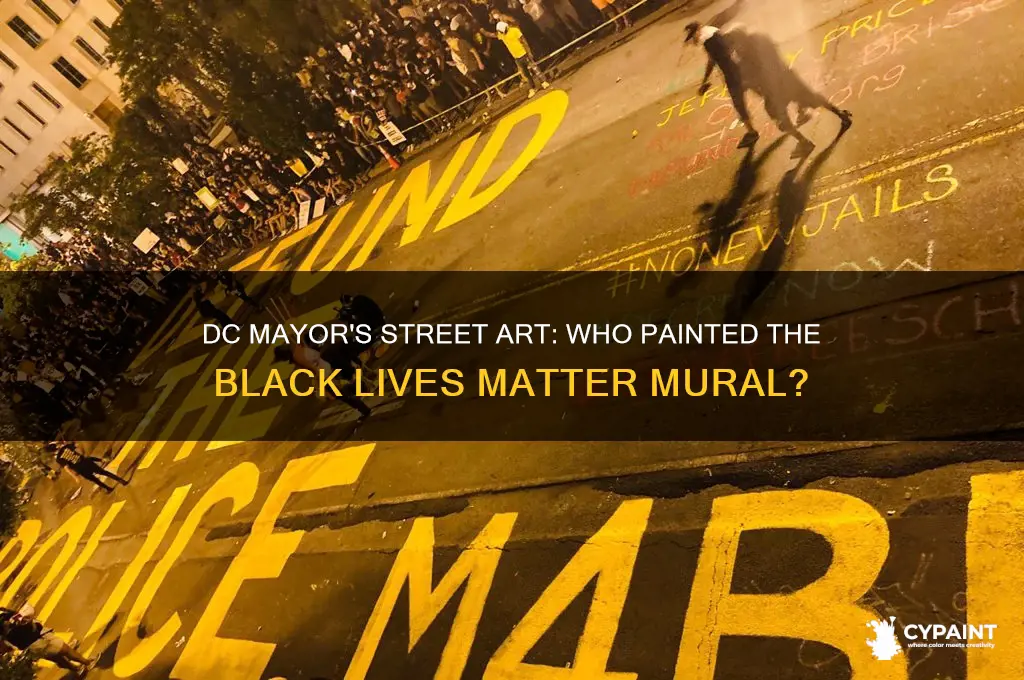 did the mayor of dc paint the street