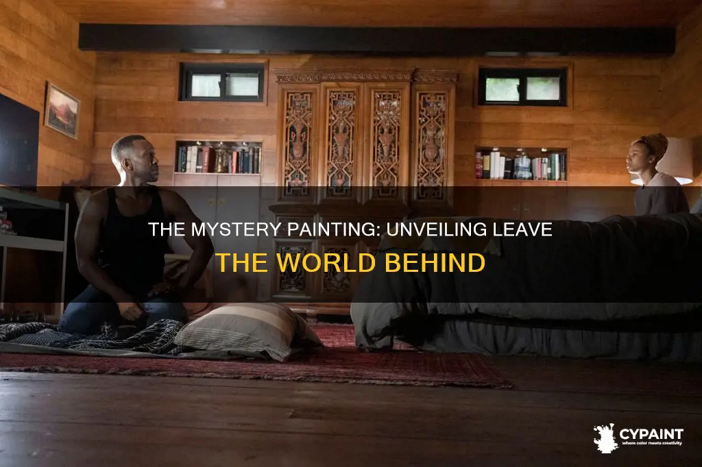 did the painting change in leave the world behind