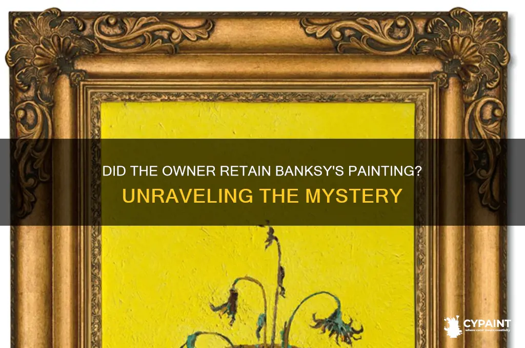 did the person keep bansky