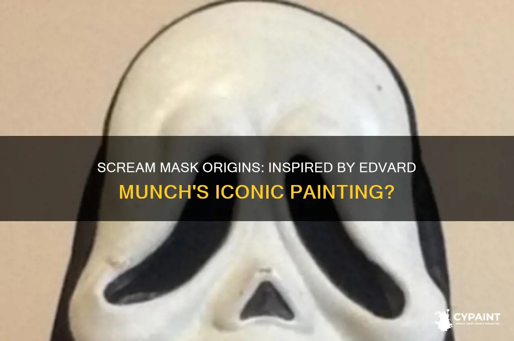 did they base the scream mask of of the painting