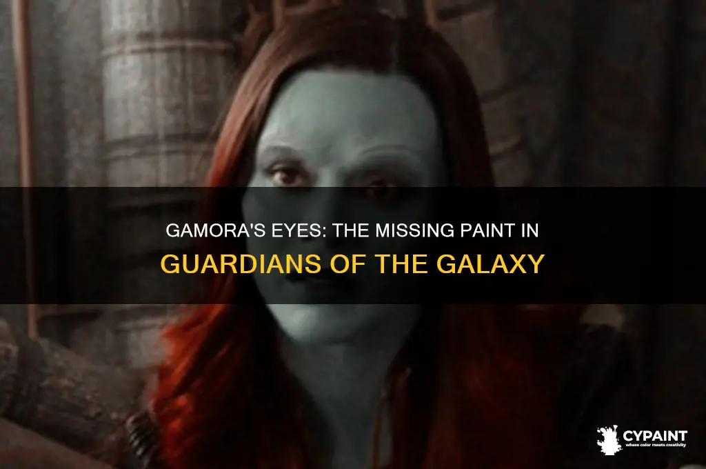 did they not paint gamora