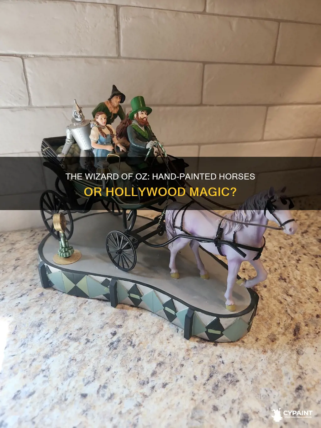 did they paint the horses in wizard of oz