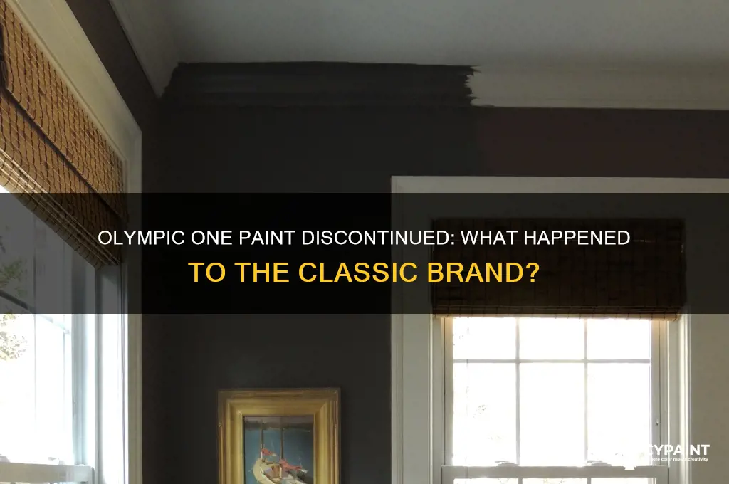 did they stop making olympic one paint