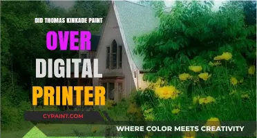 Did Thomas Kinkade Use Digital Printers in His Artistic Process?