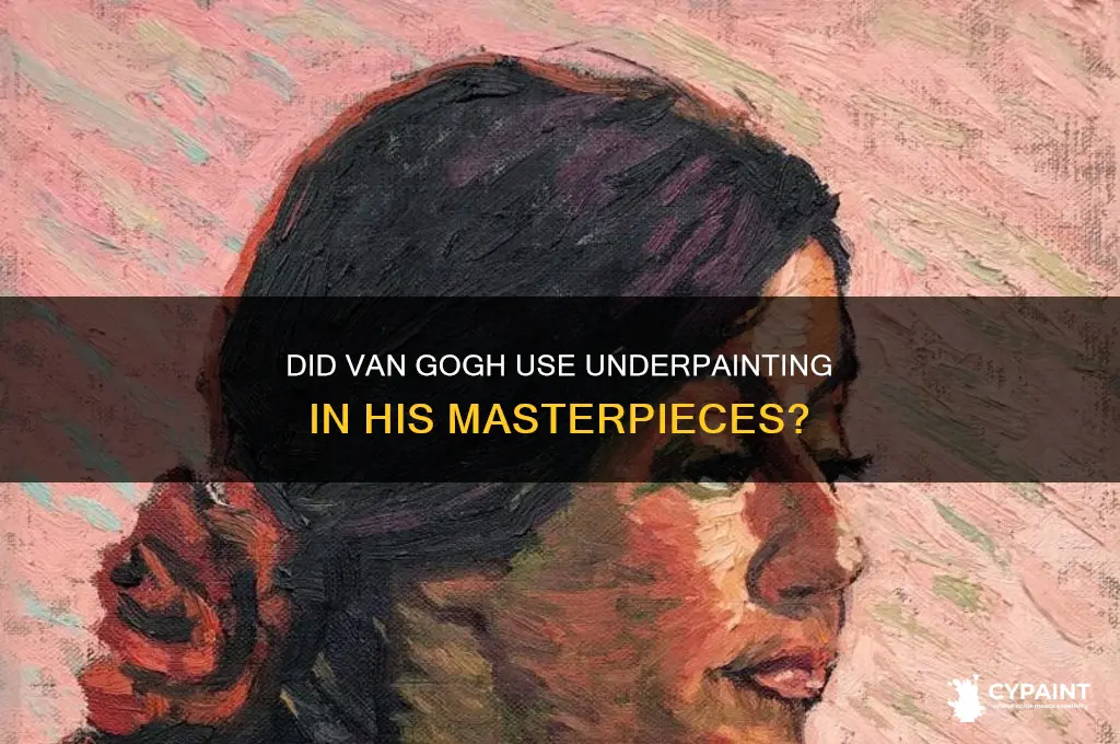 did van gogh do an under painting