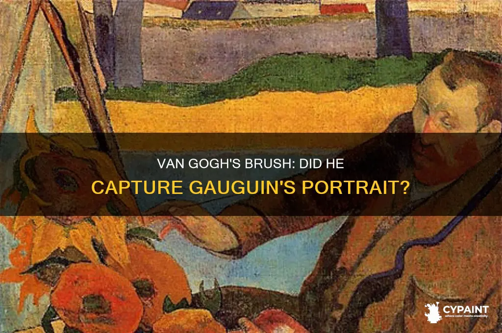 did van gogh ever paint a portrait of paul gauguin