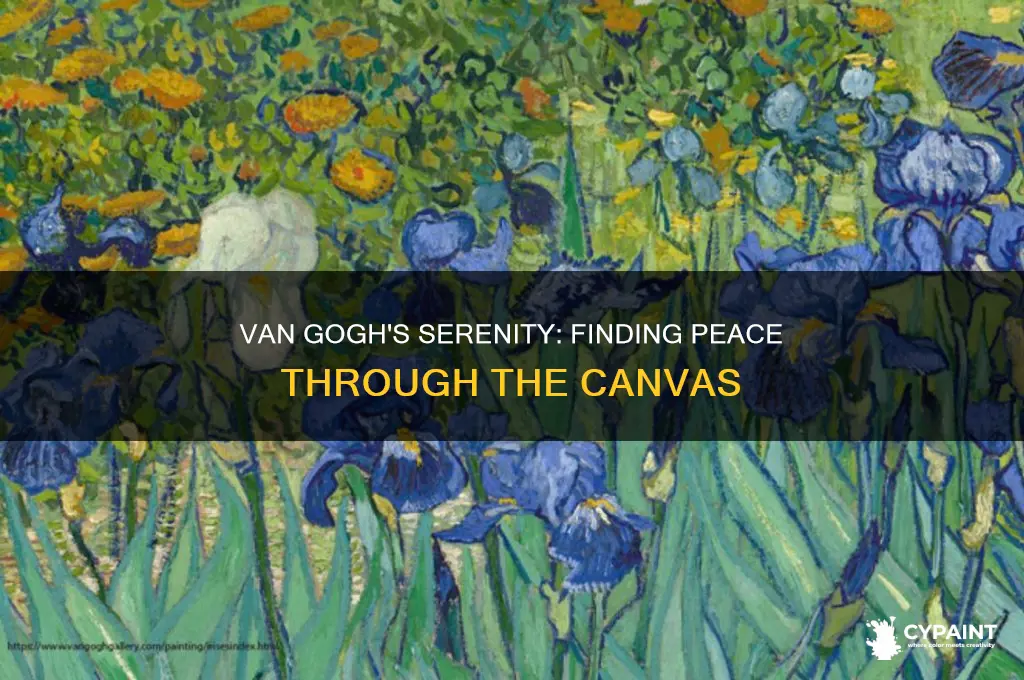 did van gogh find peace in painting