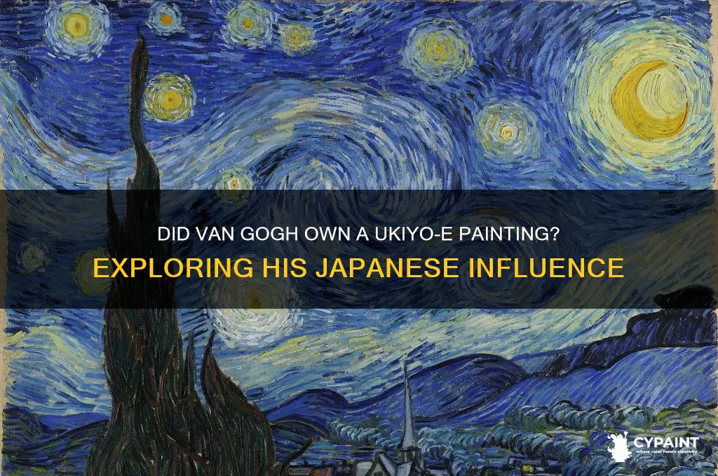 did van gogh own a ukiyo e painting