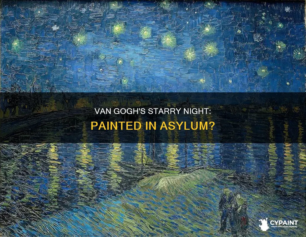 did van gogh paint starry night in an asylum