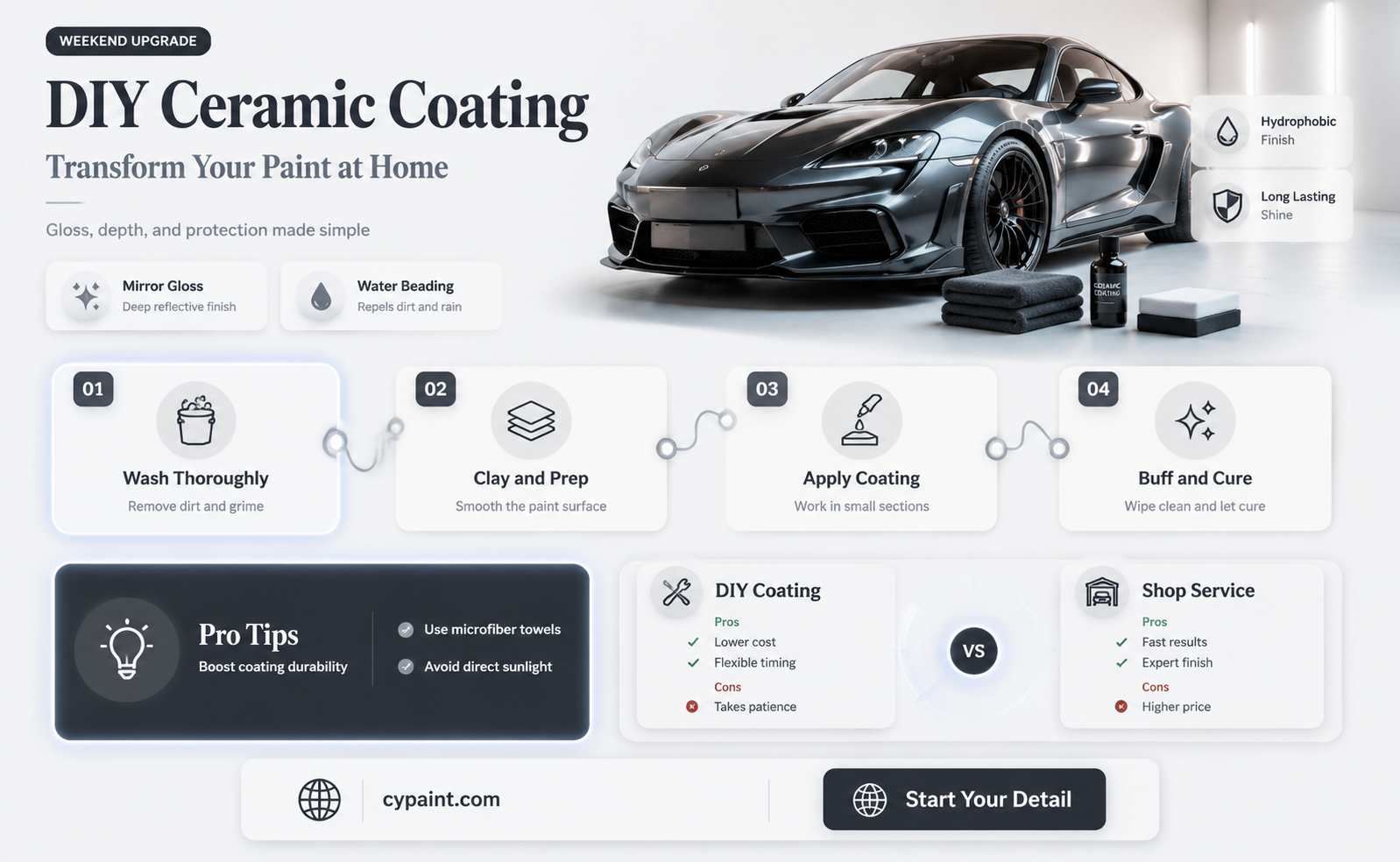 can you do ceramic coating on paint yourself