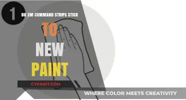 Will 3M Command Strips Adhere to Freshly Painted Walls?