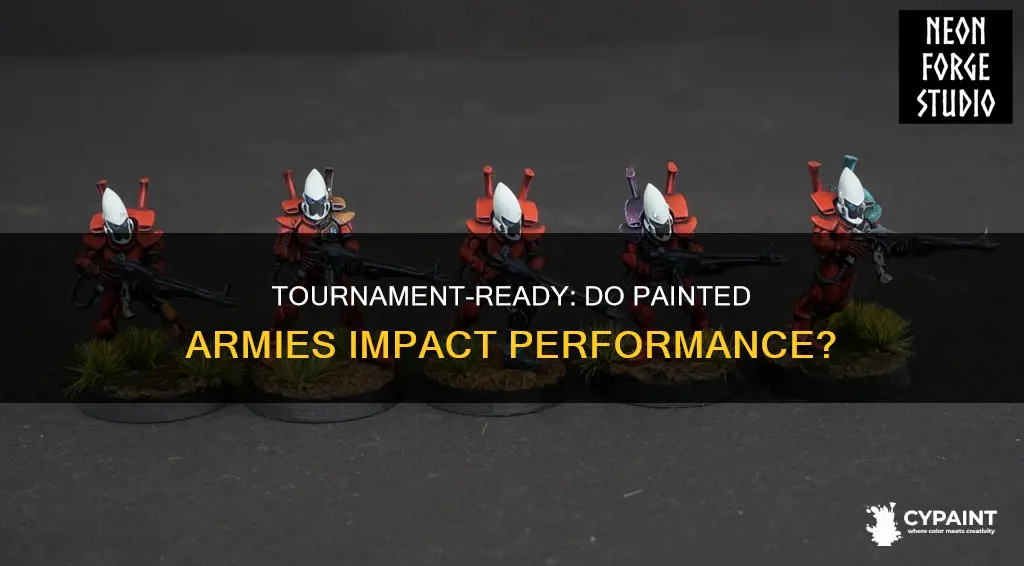 do 40k armies have to be painted for tournament