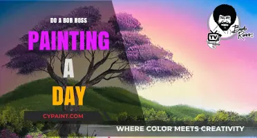 Daily Bob Ross Painting Challenge: Creativity, Calm, and Happy Trees