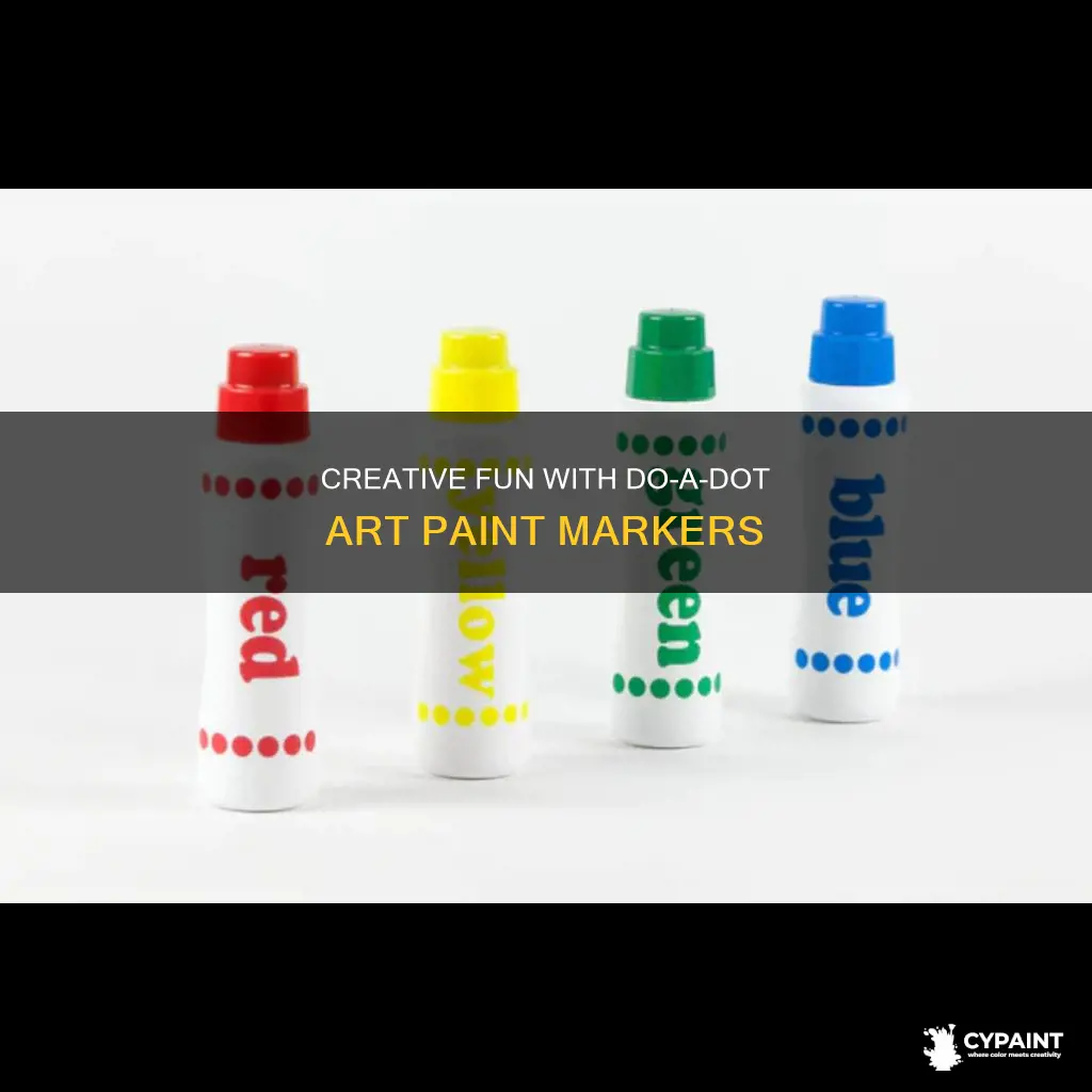 do a dot art 6 pack g paint markers