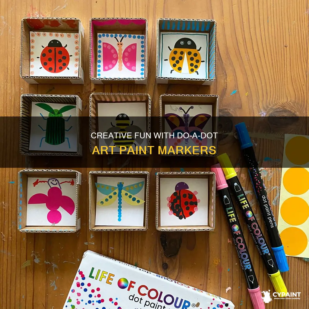 do a dot art 6 pack paint markers quill