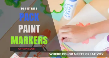 Create Vibrant Dot Art Masterpieces with 6-Pack Paint Markers