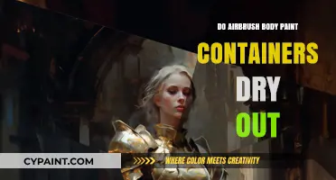 Preventing Airbrush Body Paint Containers from Drying Out: Tips and Tricks