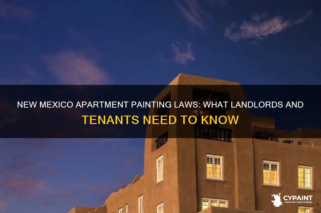 do apartments in new mexico have to paint