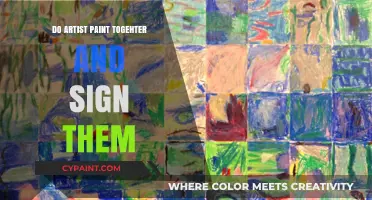 Collaborative Art: Do Artists Paint Together and Co-Sign Their Works?