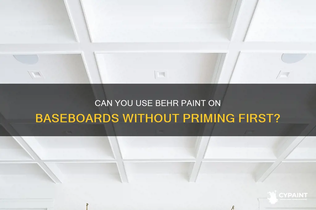 do baseboards have to be prime behr paint