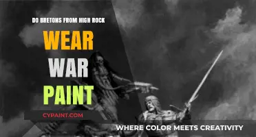 Do Bretons from High Rock Wear War Paint?