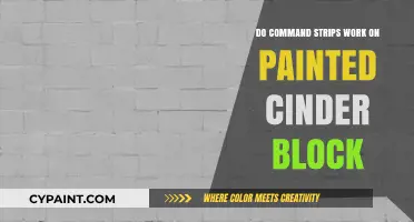 Command Strips on Painted Cinder Block: Do They Stick or Slip?