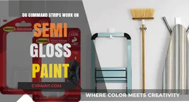 Do Command Strips Stick to Semi-Gloss Paint? Find Out Here