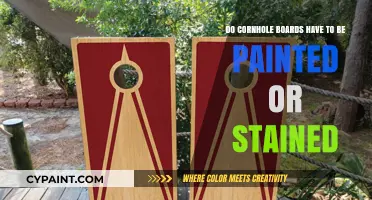 Cornhole Board Customization: Paint or Stain?