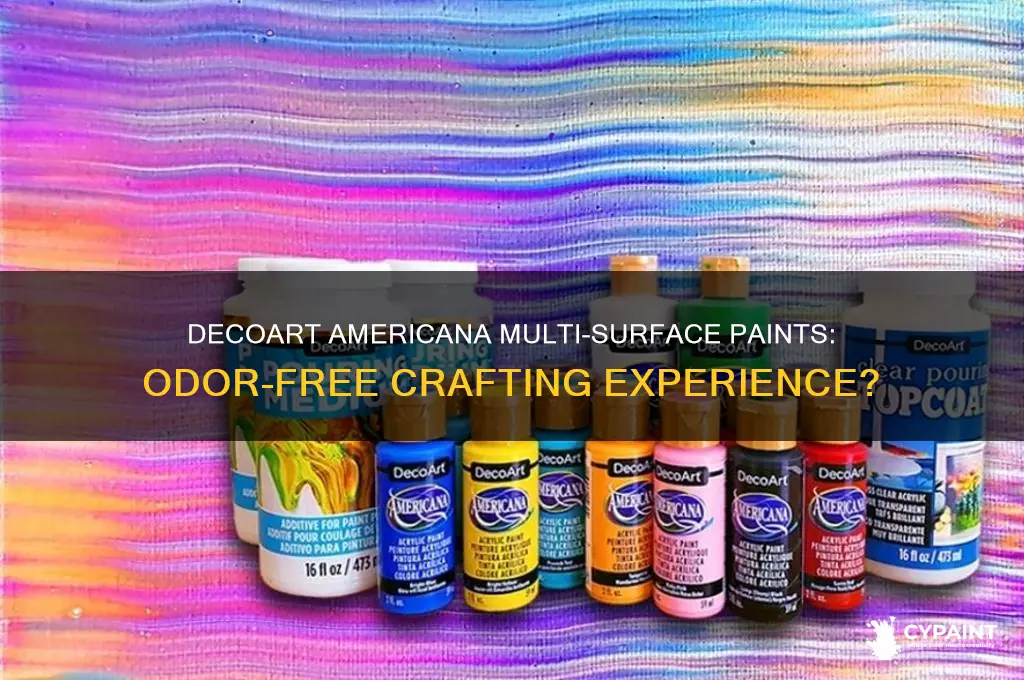 do deco art americana multi surface paints have an odor