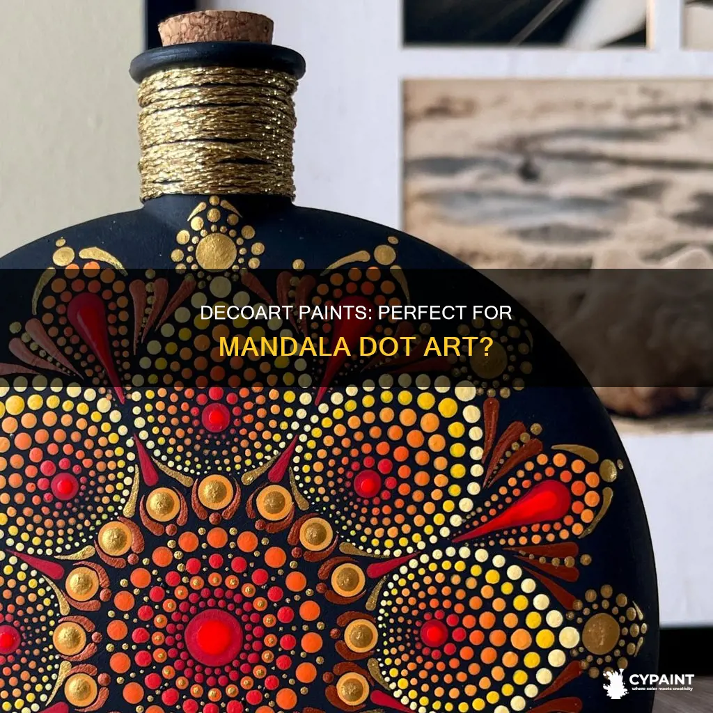 do decoart paints work well for mandala dot painting