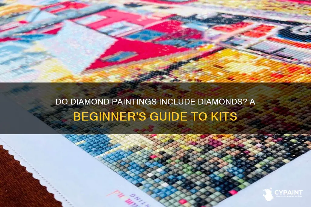do diamond paintings come with the diamonds