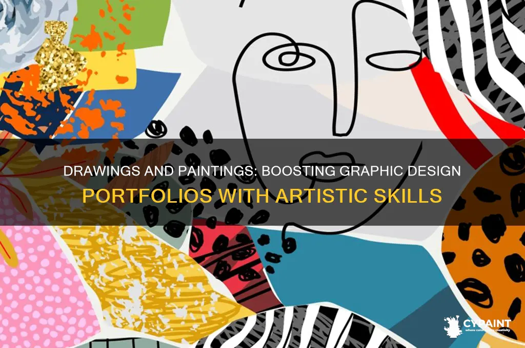 do drawings paintings in a portfolio help a graphic designer