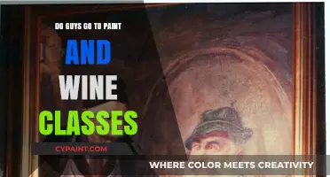 Guys at Paint and Wine Classes: Breaking Stereotypes, Unleashing Creativity