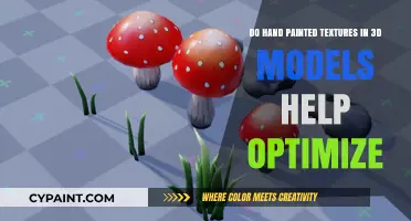 Hand-Painted Textures: 3D Model Optimization Technique