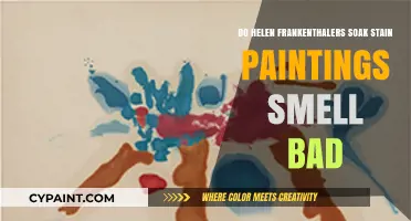 Do Helen Frankenthaler's Soak-Stain Paintings Emit Unpleasant Odors?