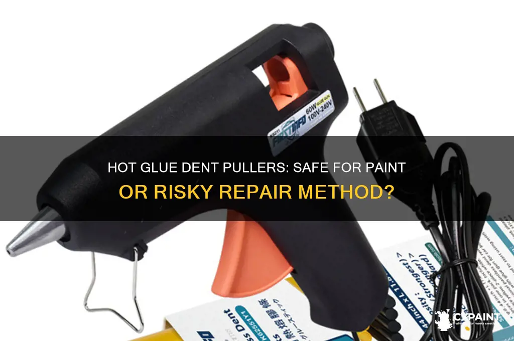 do hot glue dent pullers damage paint