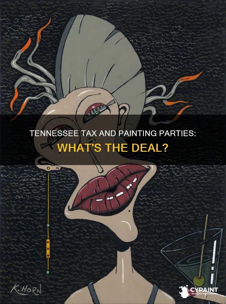 do i charge tennessee tax on a painting party