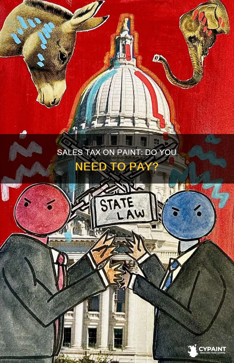 do i have to colkect sales tax on paint