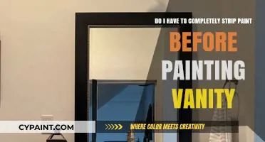 Stripping Paint Before Painting Vanity: Is It Necessary?