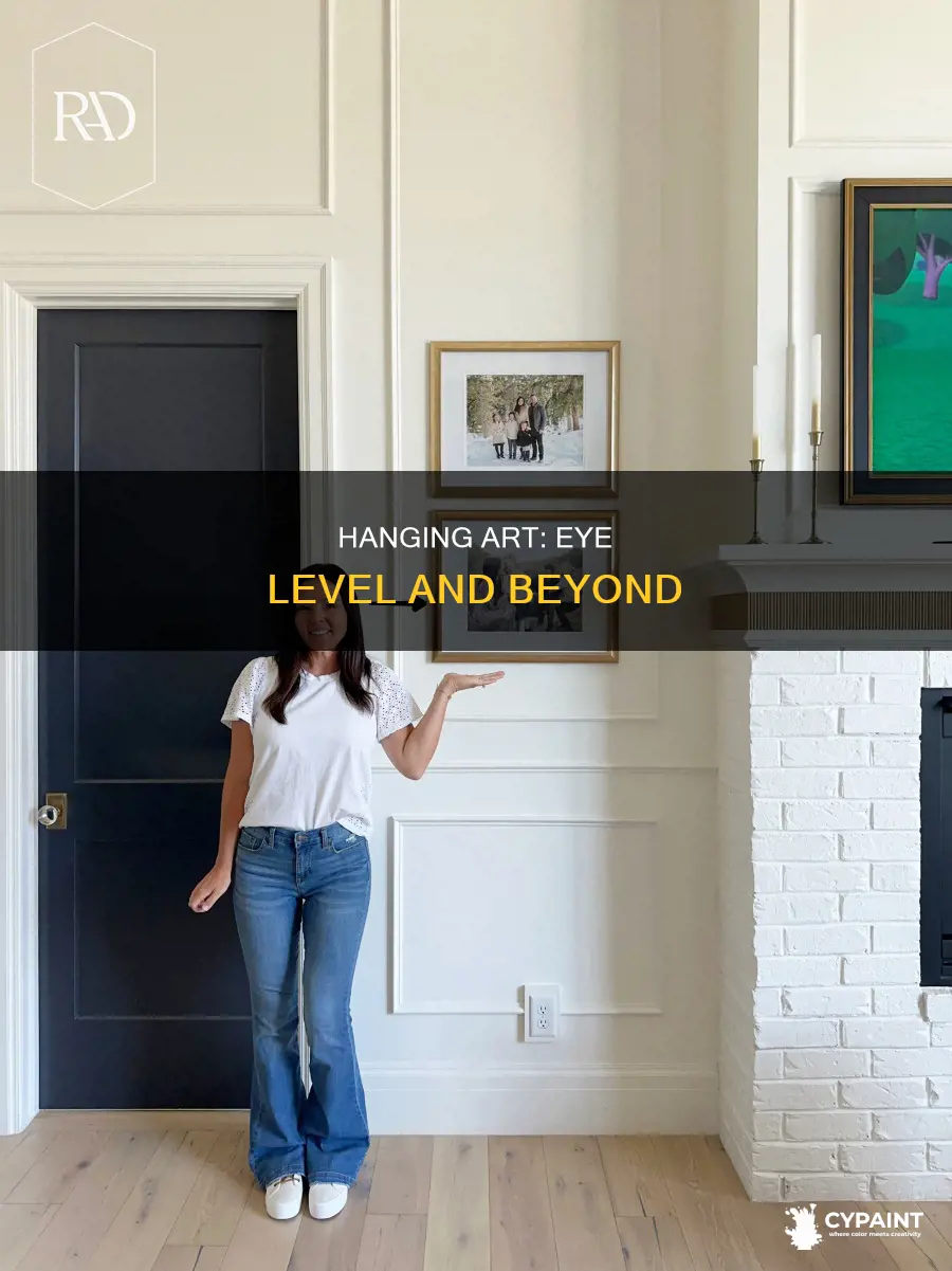 do i have to hang paintings at eye level