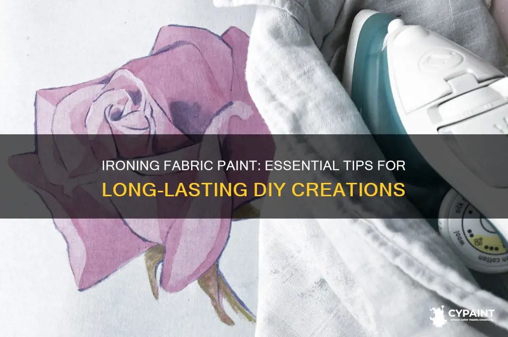 do i have to iron fabric paint