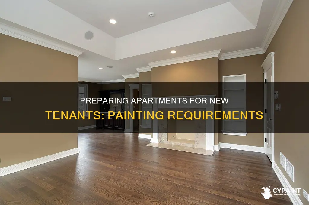 do i have to paint apartment for new tenants