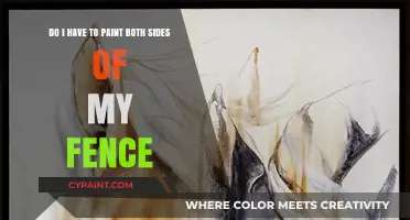 Painting Both Sides of Your Fence: Is It Necessary?