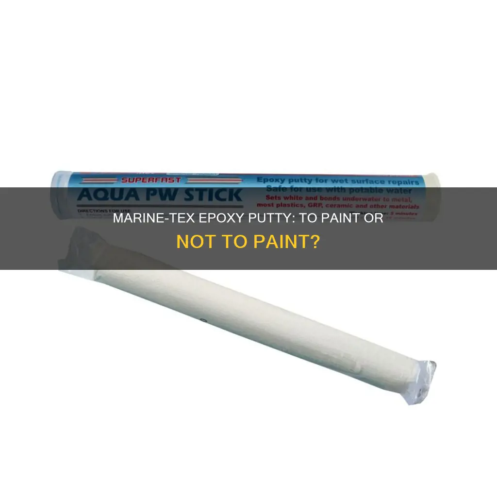 do i have to paint marine-tex epoxt putty
