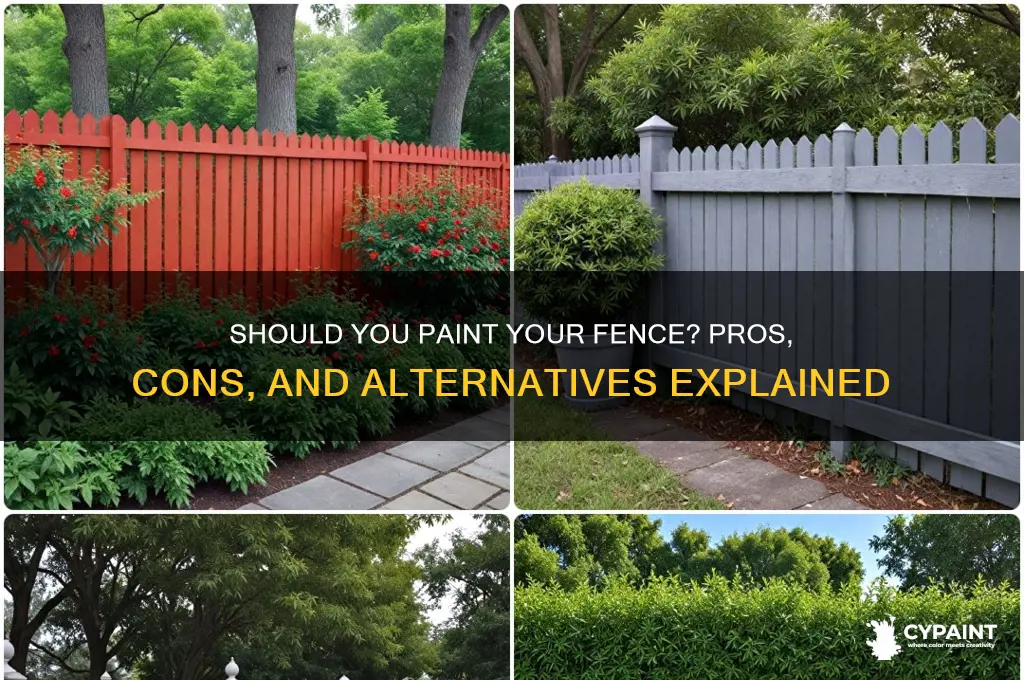 do i have to paint my fence