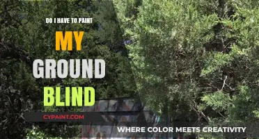 Should You Paint Your Ground Blind? Pros, Cons, and Tips