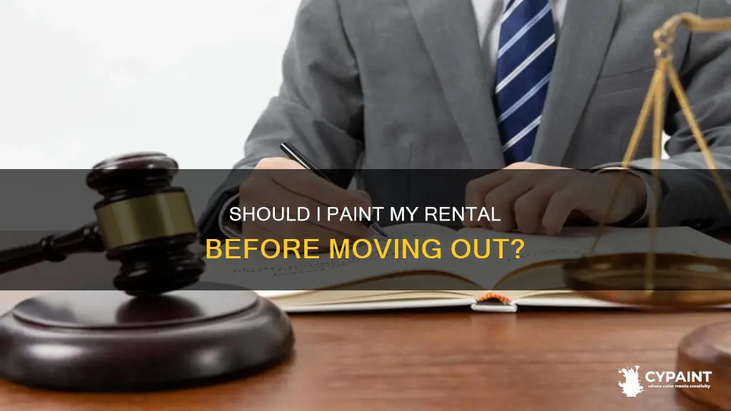 do i have to paint my rental before leaving