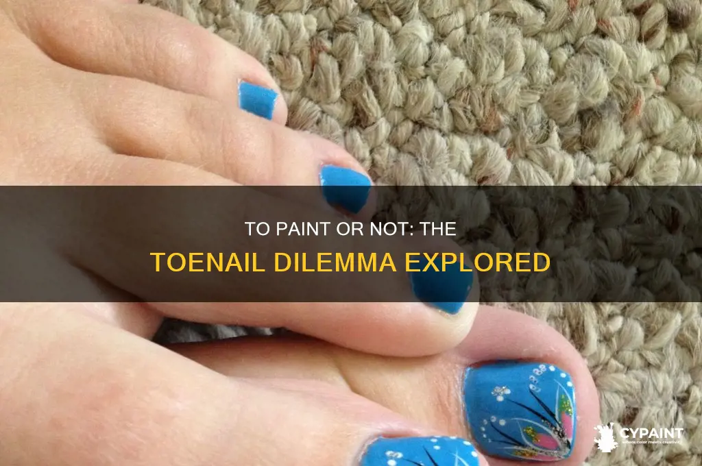 do i have to paint my toenails